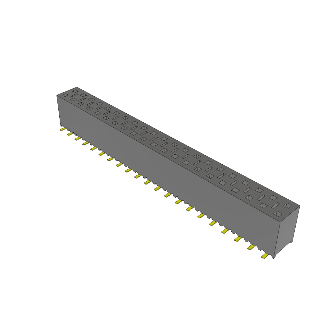 All Parts Connectors rugged connector SSM-121-L-DH by Samtec