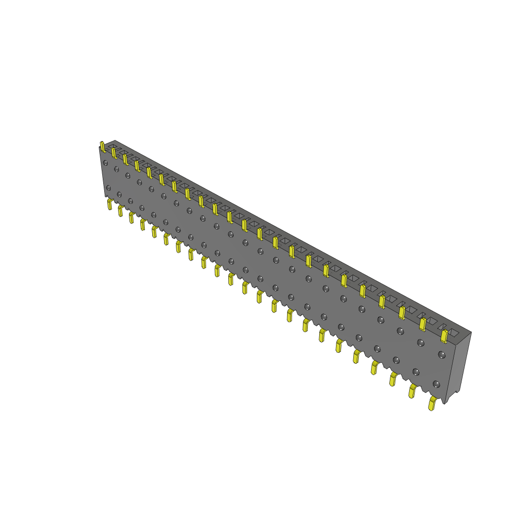 All Parts Connectors rugged connector SSM-123-S-SH by Samtec