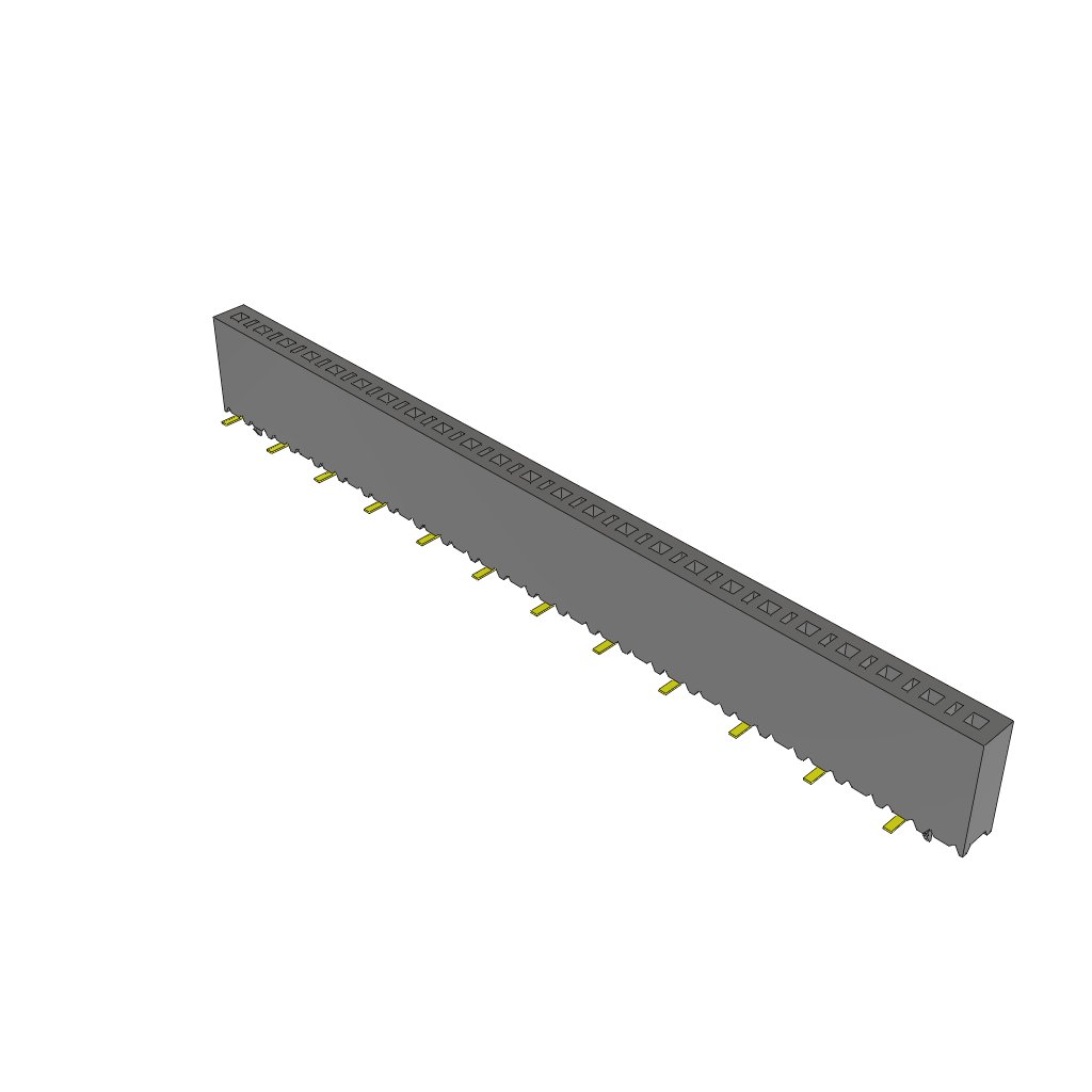 All Parts Connectors rugged connector SSM-124-S-SV-LC by Samtec
