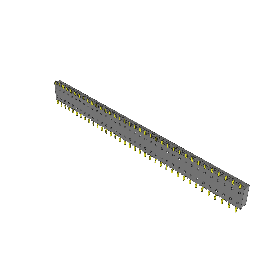All Parts Connectors rugged connector SSM-136-S-SH by Samtec