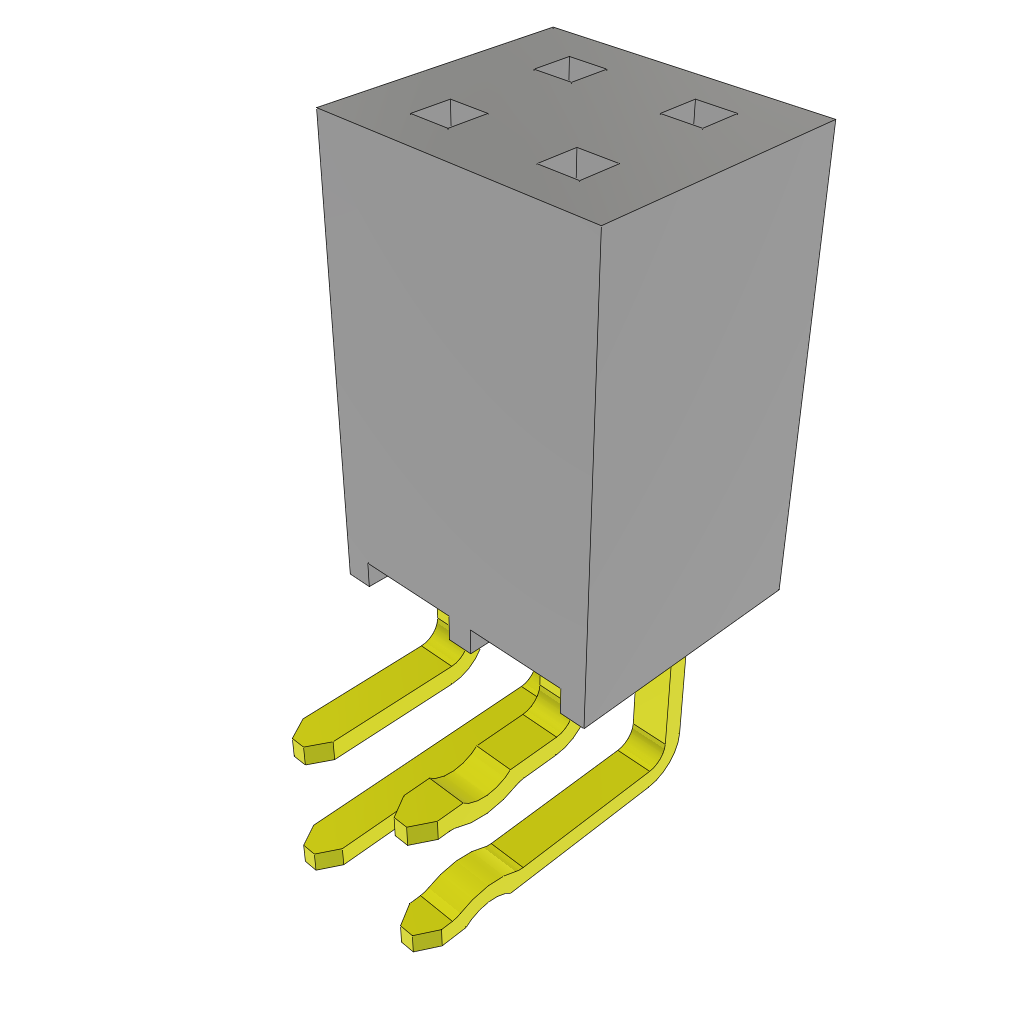 All Parts Connectors BTB Connectors SSW-102-02-T-D-RA-LL by Samtec