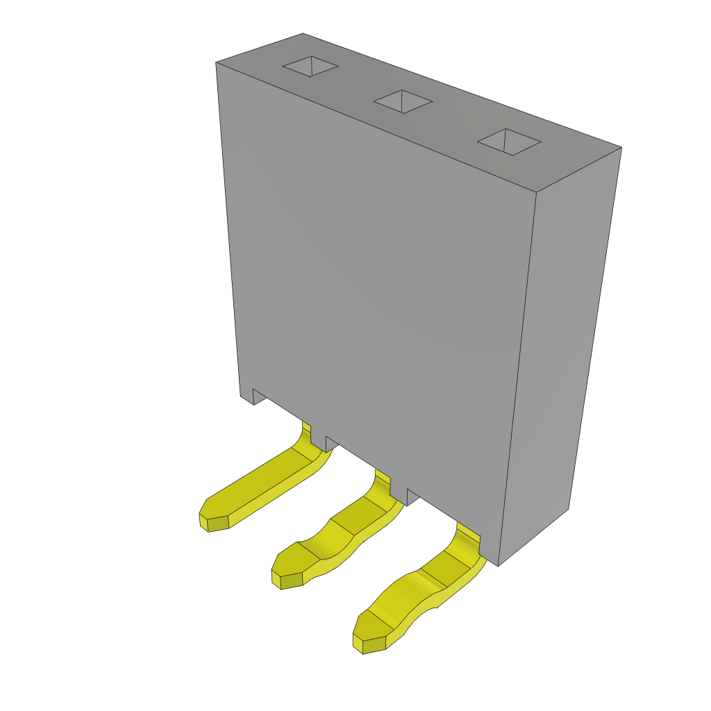 All Parts Connectors BTB Connectors SSW-103-02-S-S-RA-LL by Samtec