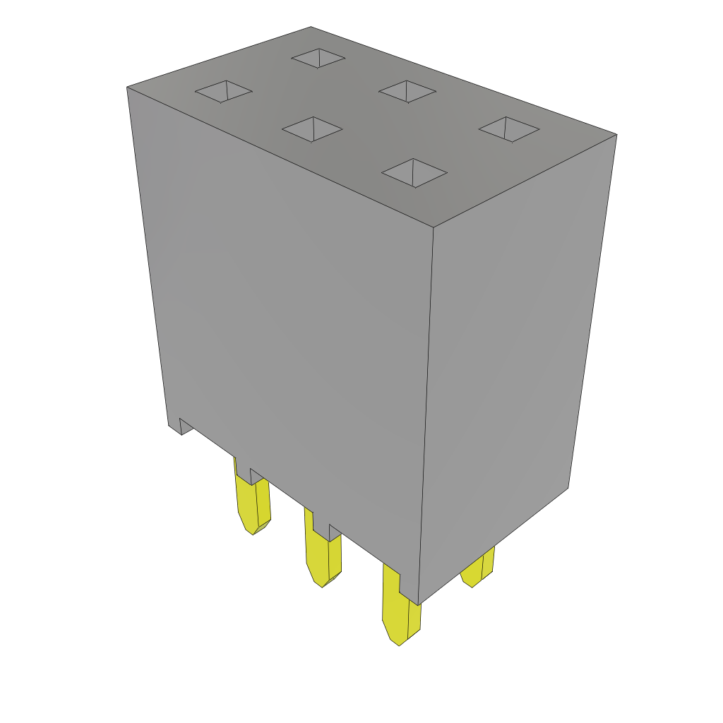 All Parts Connectors BTB Connectors SSW-103-06-SM-D by Samtec