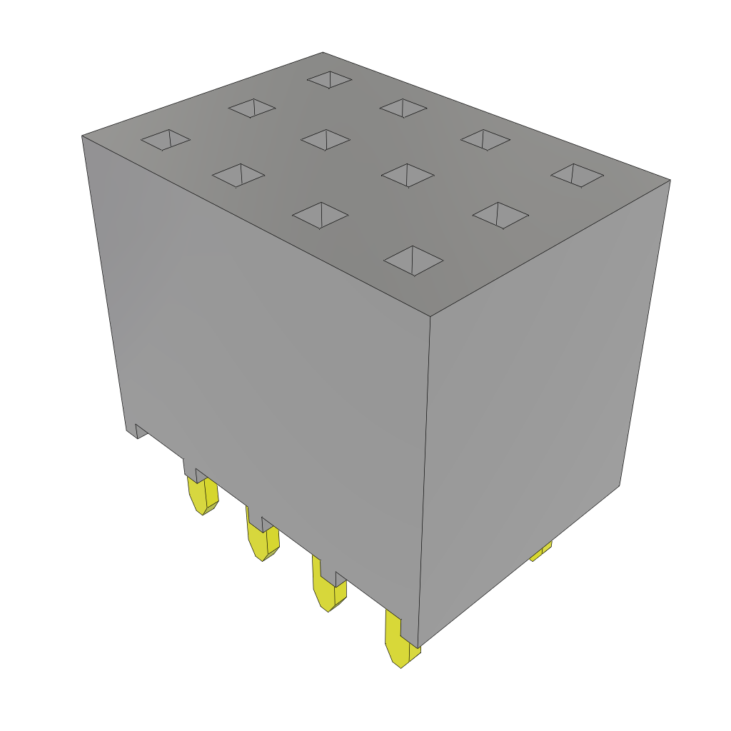 All Parts Connectors BTB Connectors SSW-104-01-F-Q by Samtec Inc.