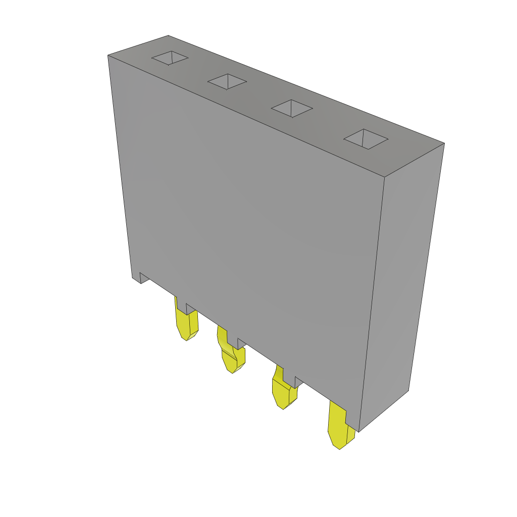 All Parts Connectors BTB Connectors SSW-104-01-S-S-LL by Samtec