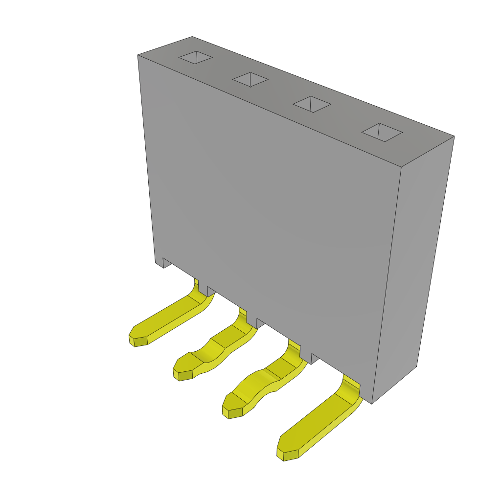 All Parts Connectors BTB Connectors SSW-104-02-L-S-RA-LL by Samtec