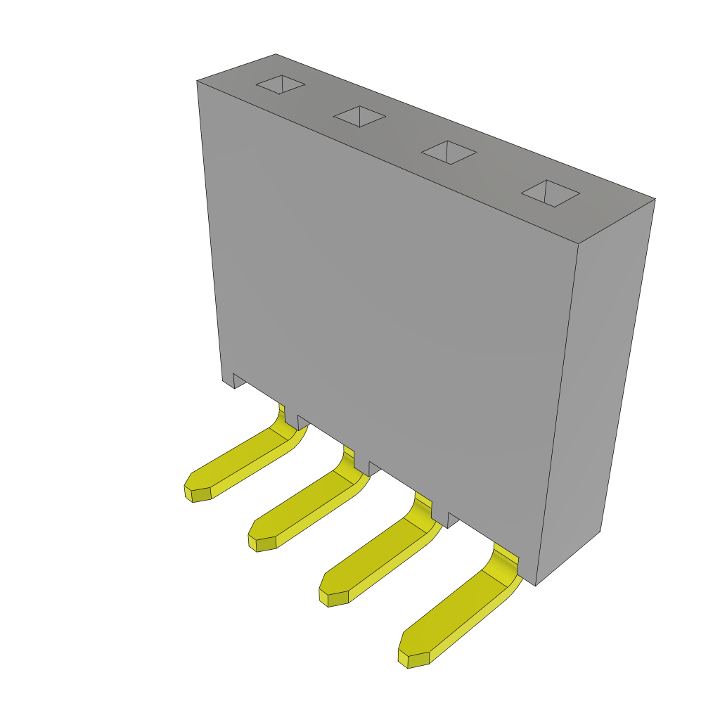 All Parts Connectors BTB Connectors SSW-104-02-TM-S-RA by Samtec