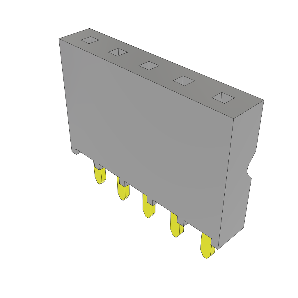 All Parts Connectors BTB Connectors SSW-105-01-G-P by Samtec