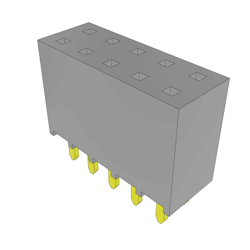 All Parts Connectors BTB Connectors SSW-105-21-FM-D by Samtec