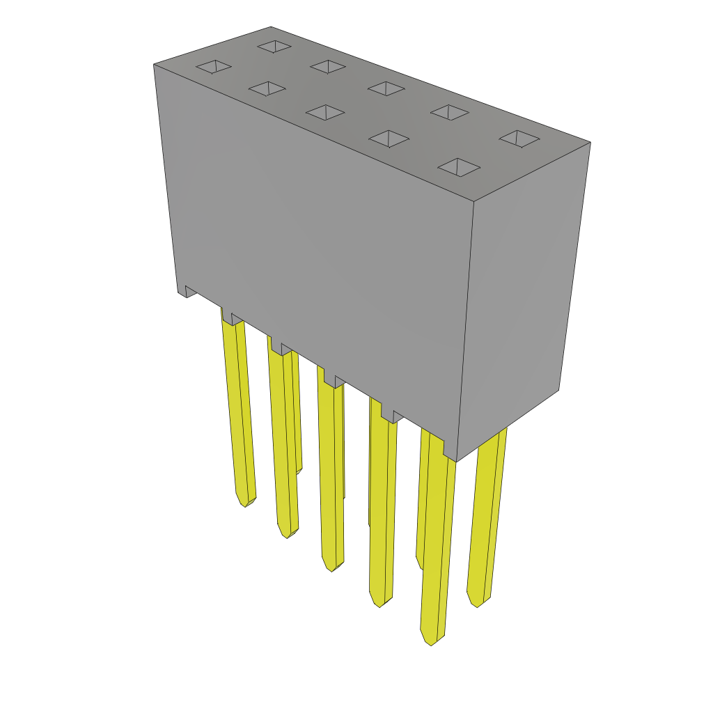 All Parts Connectors BTB Connectors SSW-105-23-L-D by Samtec