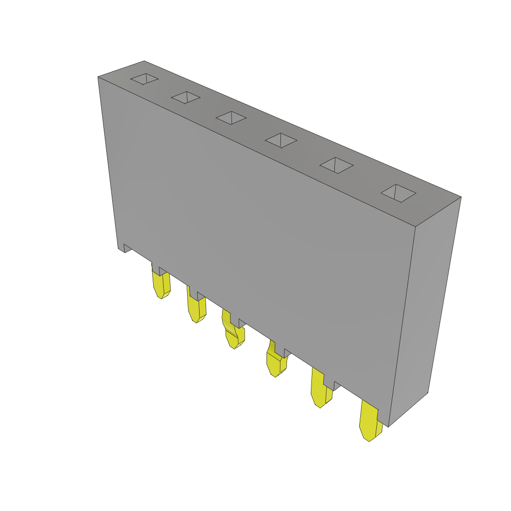 All Parts Connectors BTB Connectors SSW-106-01-S-S-LL by Samtec