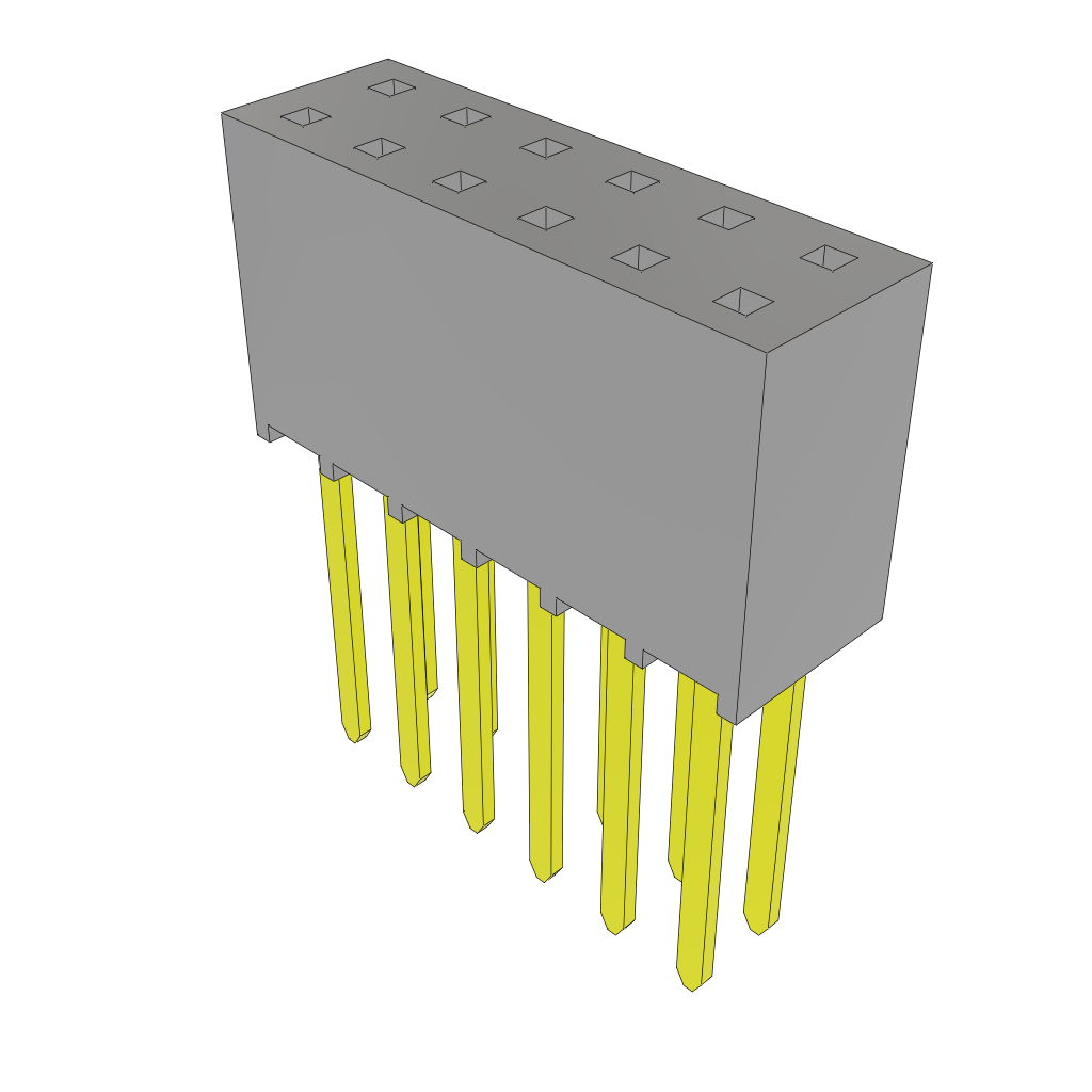 All Parts Connectors BTB Connectors SSW-106-03-L-D by Samtec