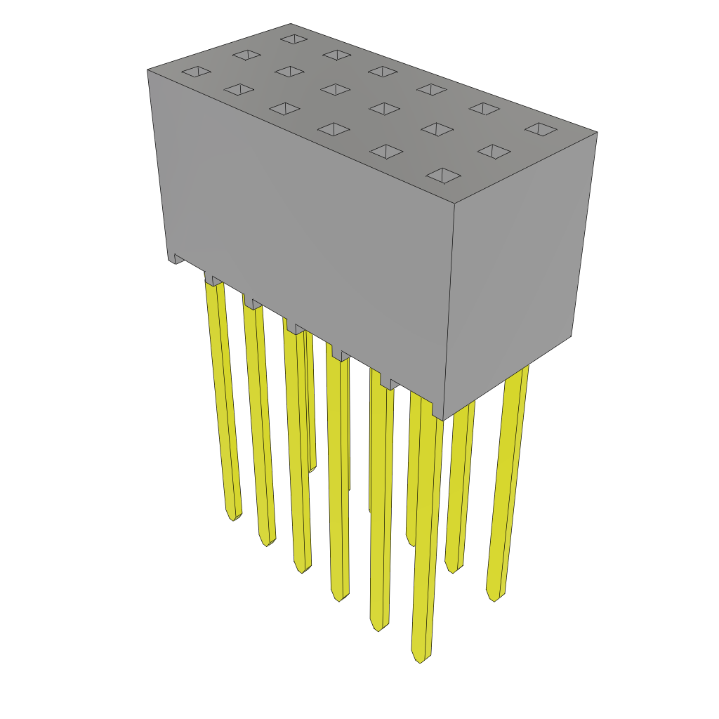 All Parts Connectors BTB Connectors SSW-106-04-T-Q by Samtec