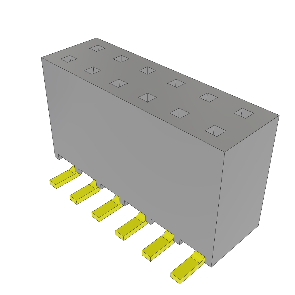 All Parts Connectors BTB Connectors SSW-106-22-FM-D-VS by Samtec
