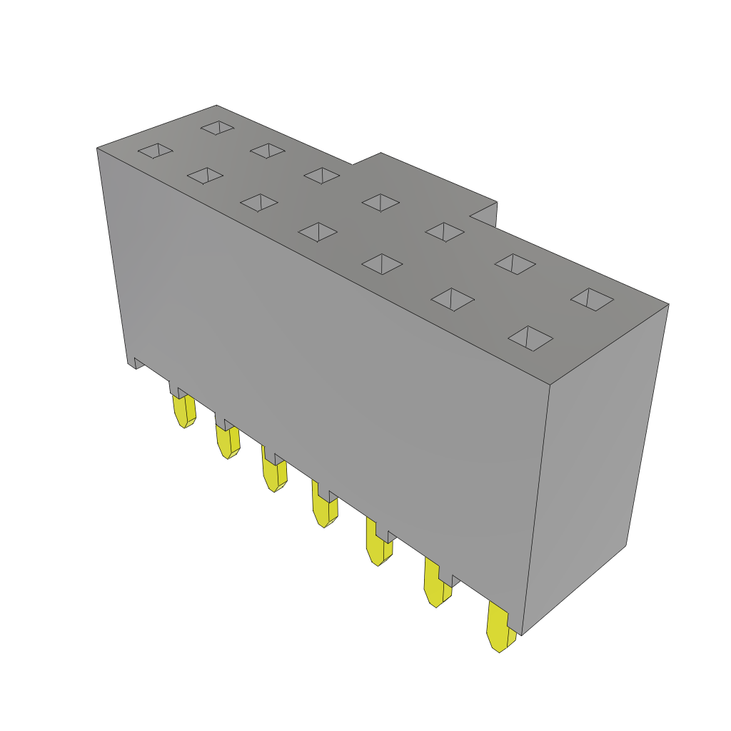 All Parts Connectors BTB Connectors SSW-107-01-T-D-N by Samtec