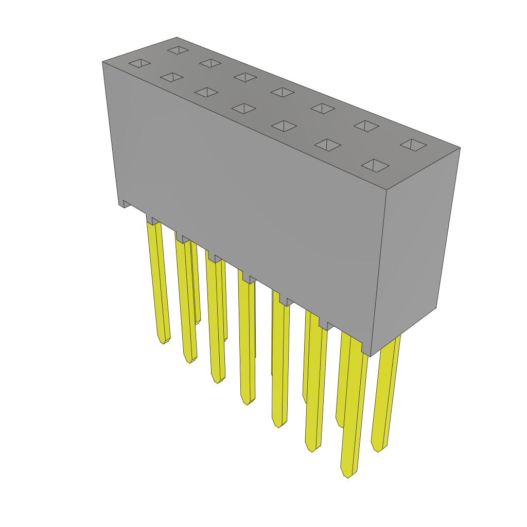 All Parts Connectors BTB Connectors SSW-107-03-F-D by Samtec