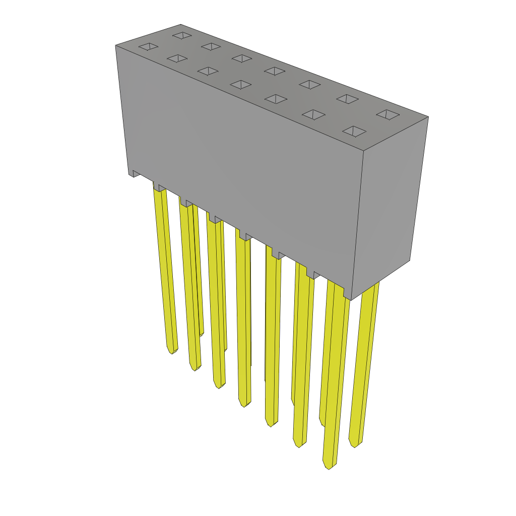All Parts Connectors BTB Connectors SSW-107-04-G-D by Samtec