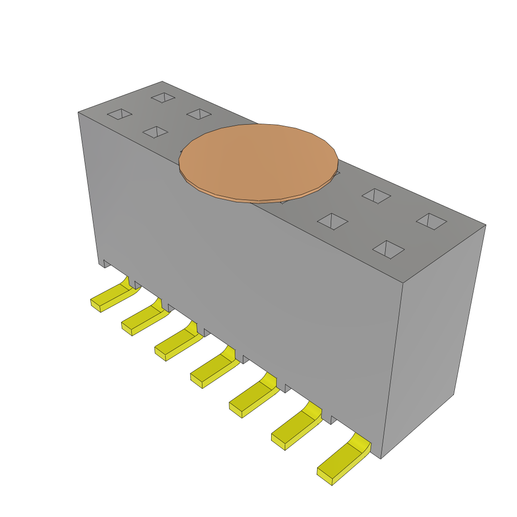 All Parts Connectors BTB Connectors SSW-107-22-L-D-VS-K-TR by Samtec