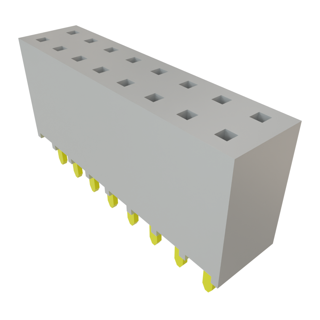 All Parts Connectors BTB Connectors SSW-108-01-S-D by Samtec