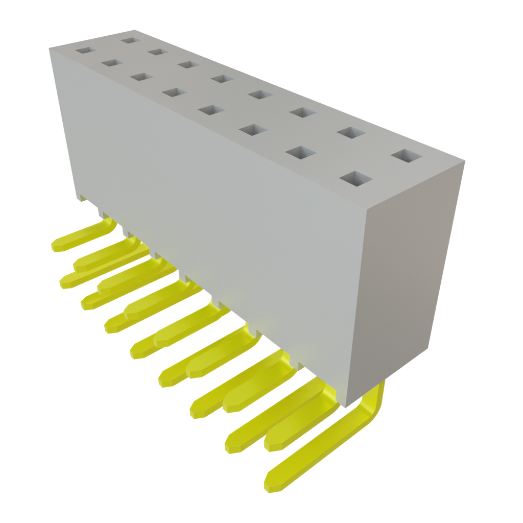 All Parts Connectors BTB Connectors SSW-108-02-G-D-RA by Samtec