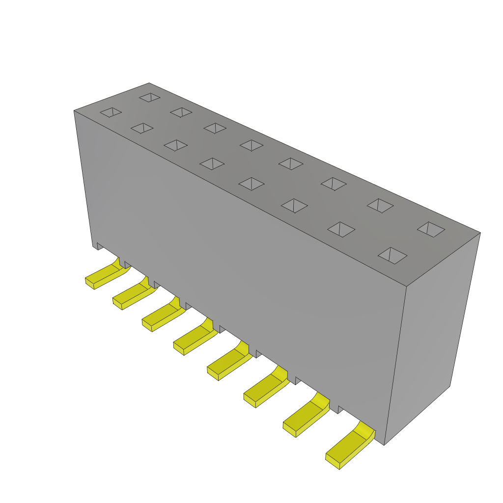 All Parts Connectors BTB Connectors SSW-108-22-S-D-VS-TR by Samtec