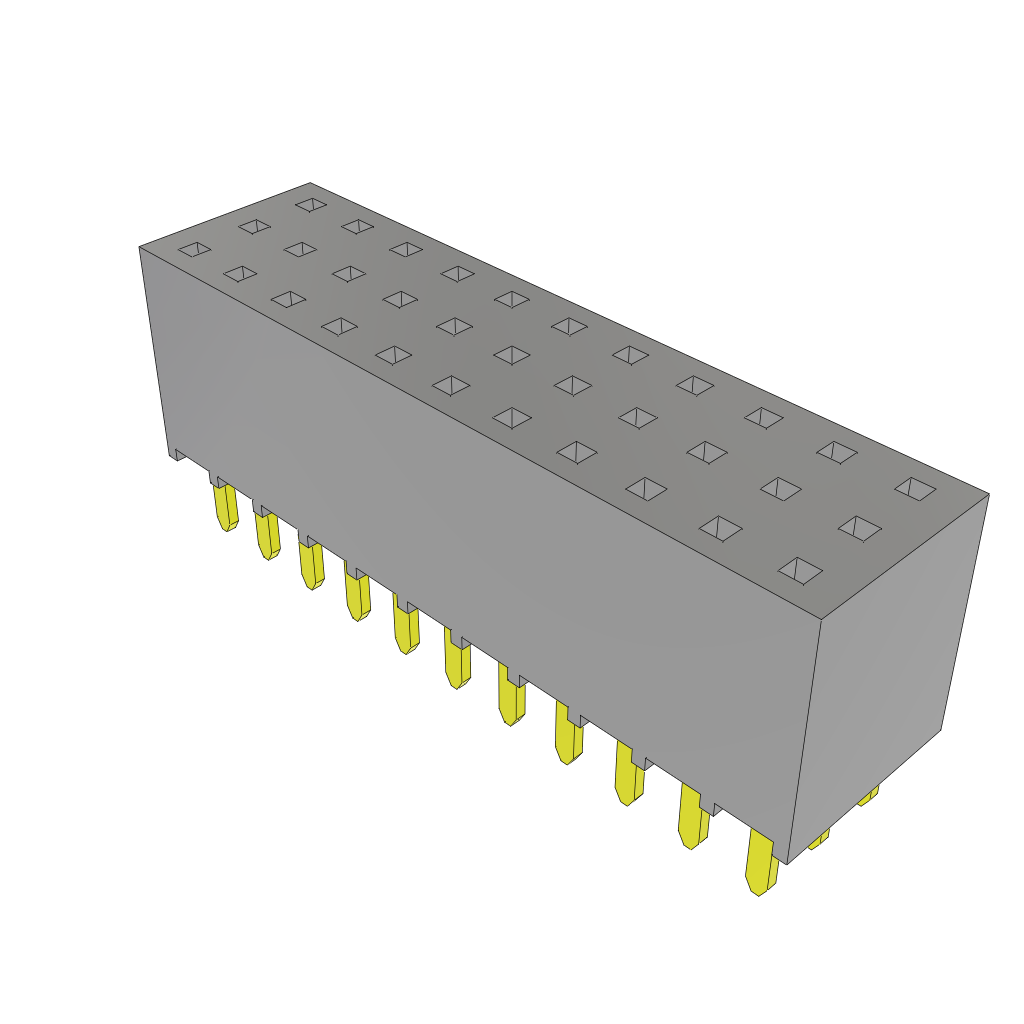 All Parts Connectors BTB Connectors SSW-111-06-G-T by Samtec
