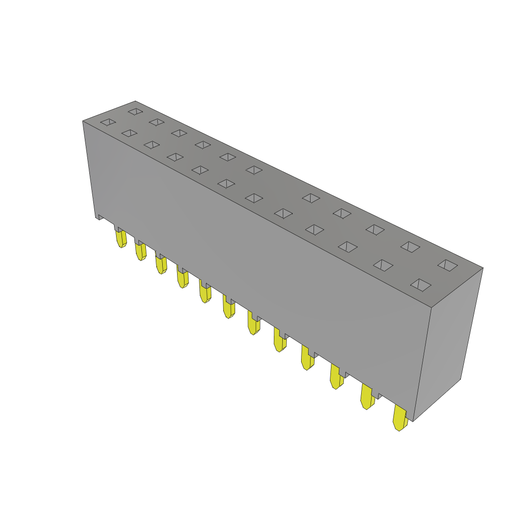 All Parts Connectors BTB Connectors SSW-112-01-G-D-012 by Samtec
