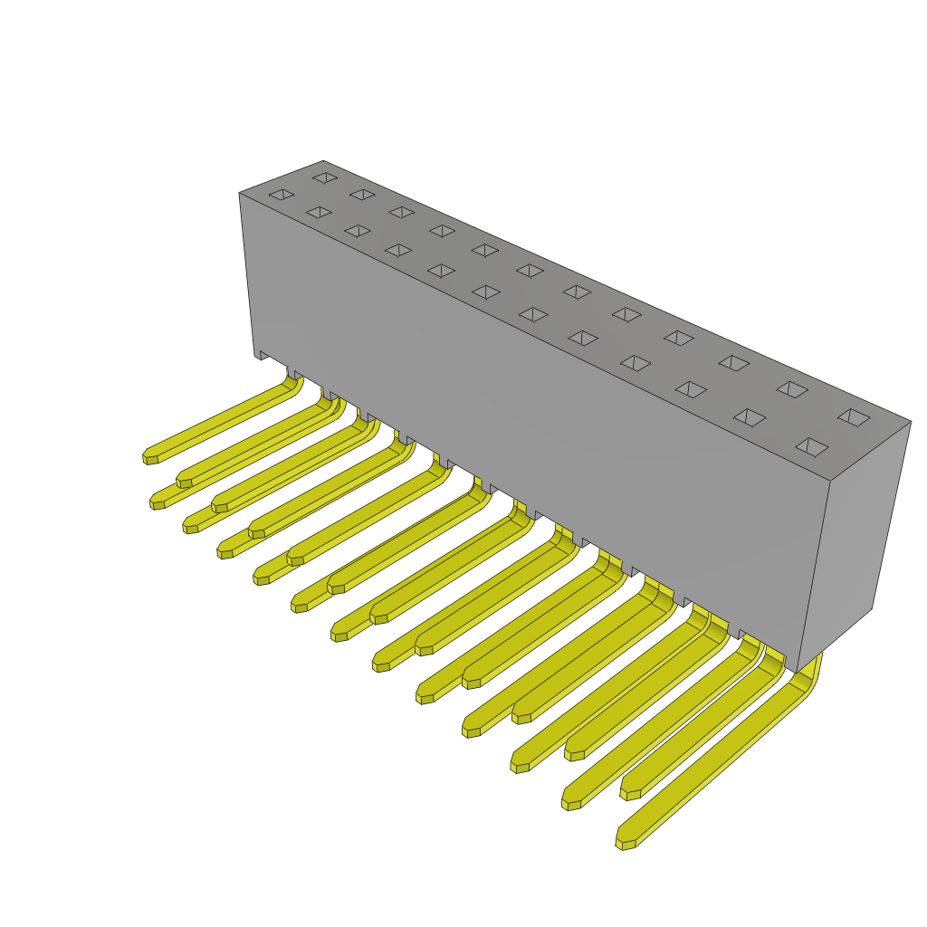 All Parts Connectors BTB Connectors SSW-112-03-F-D-RA by Samtec