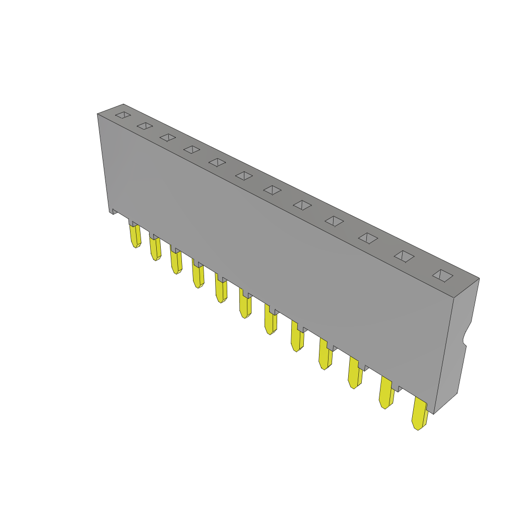 All Parts Connectors BTB Connectors SSW-112-06-F-P by Samtec