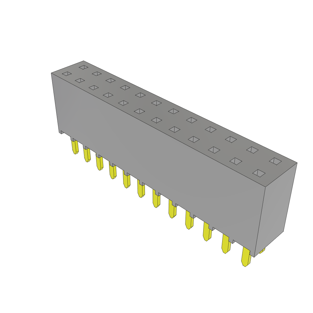 All Parts Connectors BTB Connectors SSW-112-06-L-D by Samtec