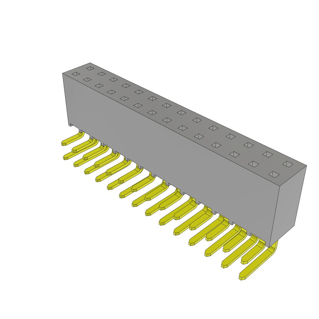All Parts Connectors BTB Connectors SSW-114-02-F-D-RA by Samtec