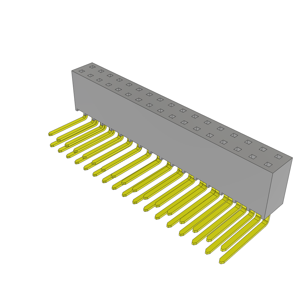 All Parts Connectors BTB Connectors SSW-117-03-L-D-RA by Samtec