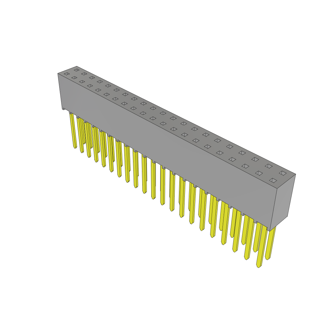 All Parts Connectors BTB Connectors SSW-121-03-L-D by Samtec