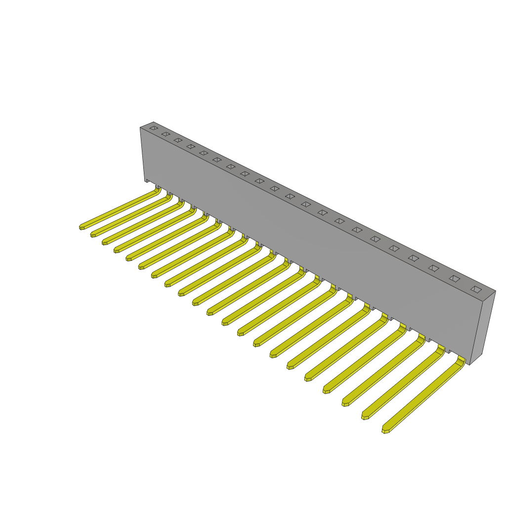 All Parts Connectors BTB Connectors SSW-121-04-S-S-RA by Samtec
