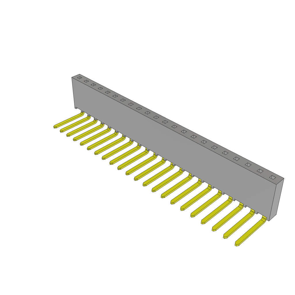 All Parts Connectors BTB Connectors SSW-122-03-G-S-RA by Samtec