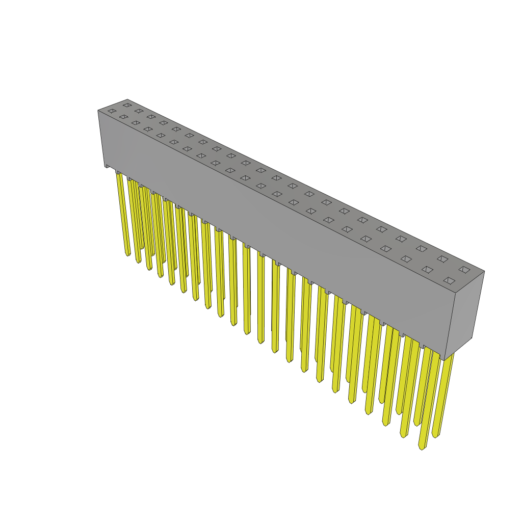 All Parts Connectors BTB Connectors SSW-122-04-G-D by Samtec