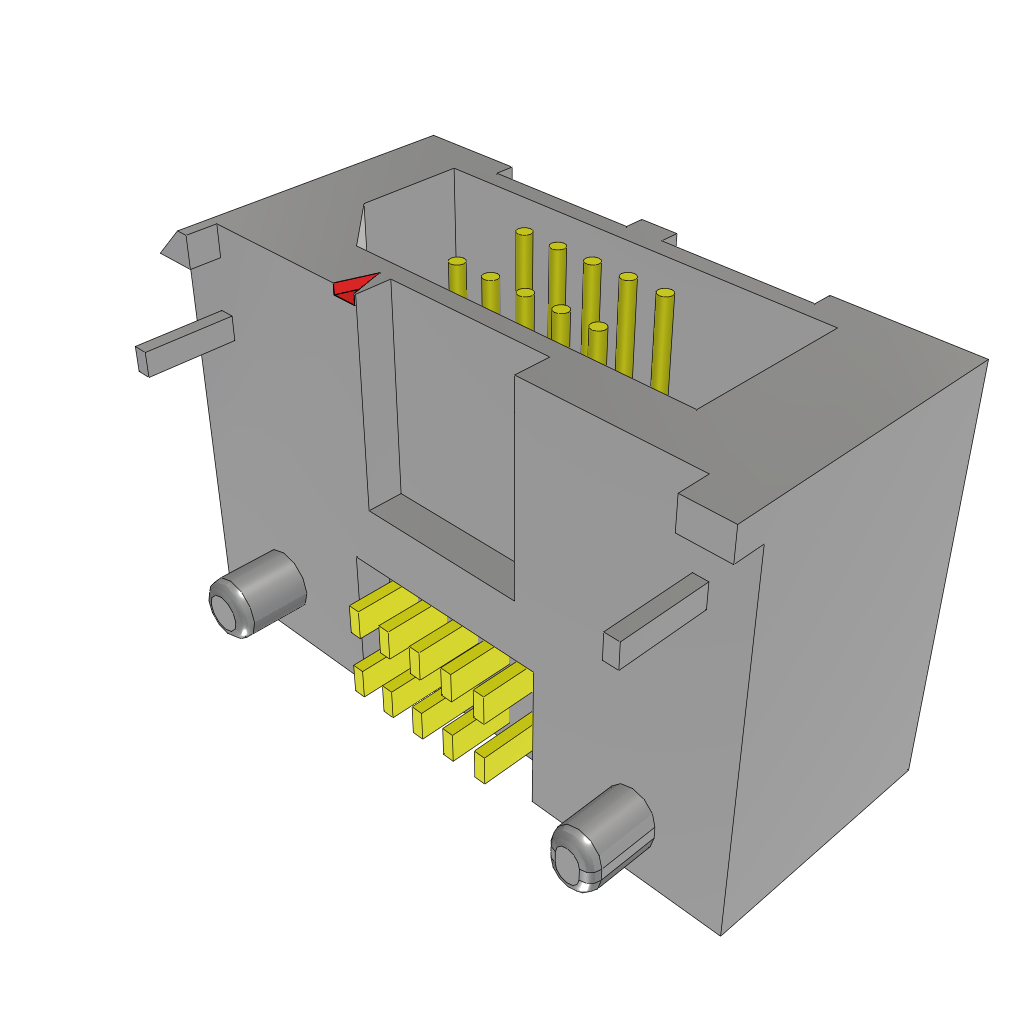 All Parts Connectors rugged connector TEM-105-02-DH1-S-D-A by Samtec