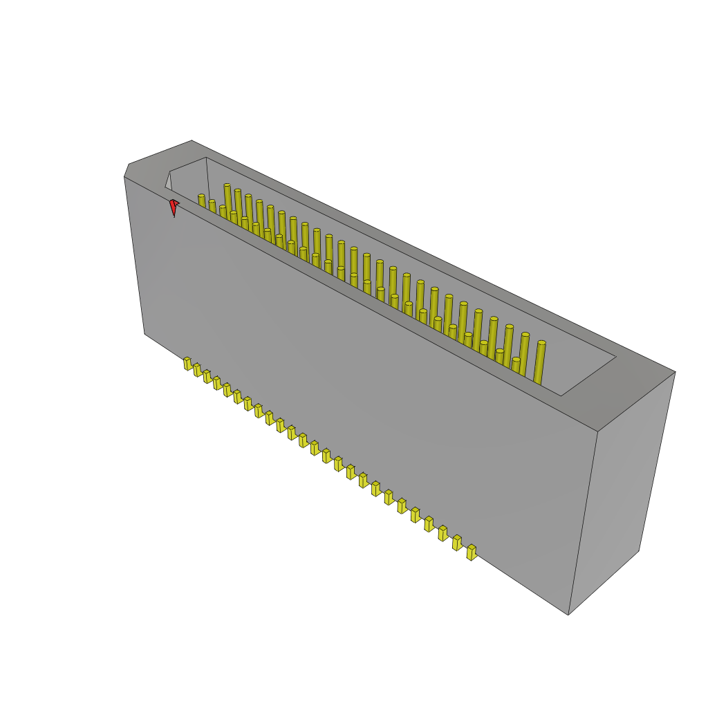 All Parts Connectors rugged connector TEM-125-02-07.0-FG-D-A by Samtec
