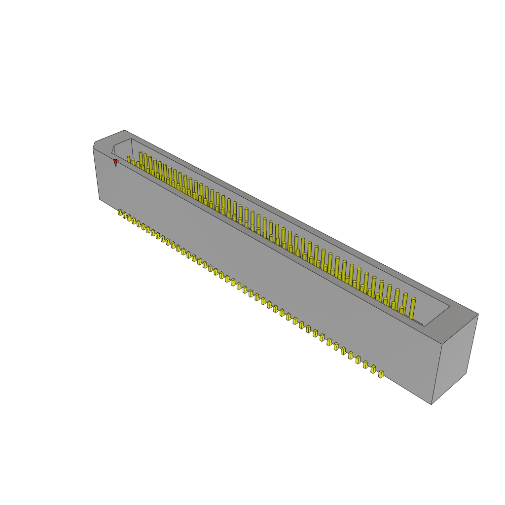 All Parts Connectors rugged connector TEM-145-02-04.0-G-D-WT by Samtec