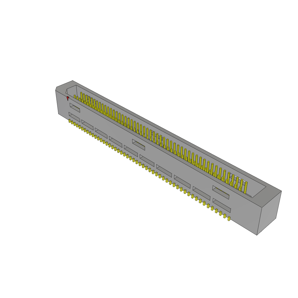 All Parts Connectors rugged connector TEM-150-02-03.0-G-D-WT by Samtec