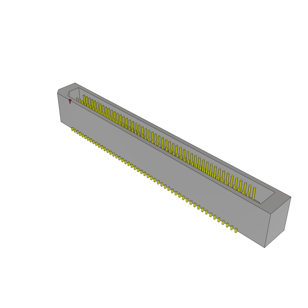 All Parts Connectors rugged connector TEM-150-02-04.0-H-D-A by Samtec