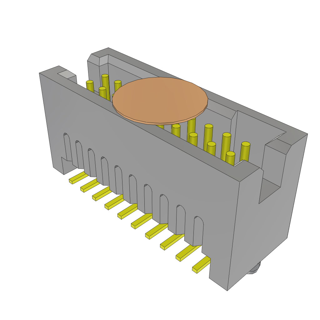 All Parts Connectors BTB Connectors TFC-110-12-F-D-A-K-TR by Samtec