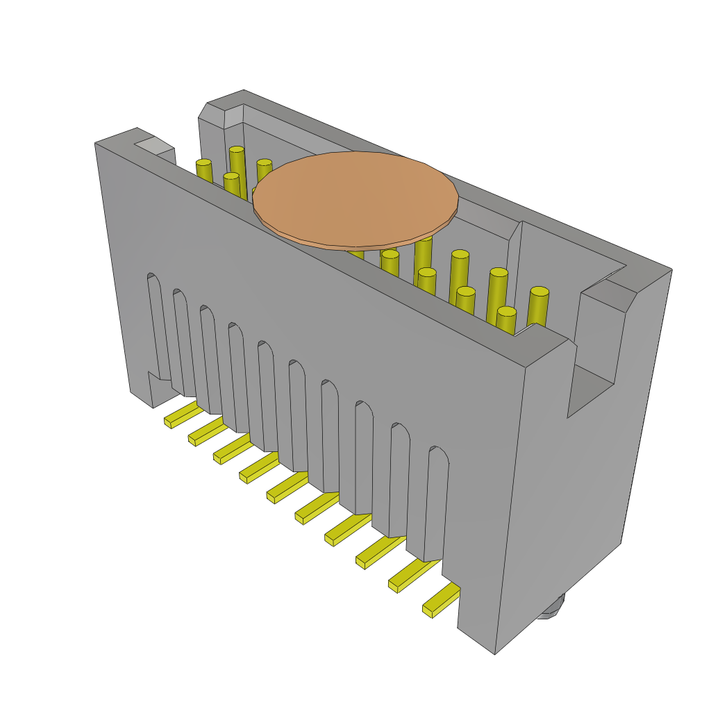 All Parts Connectors BTB Connectors TFC-110-22-F-D-A-K by Samtec