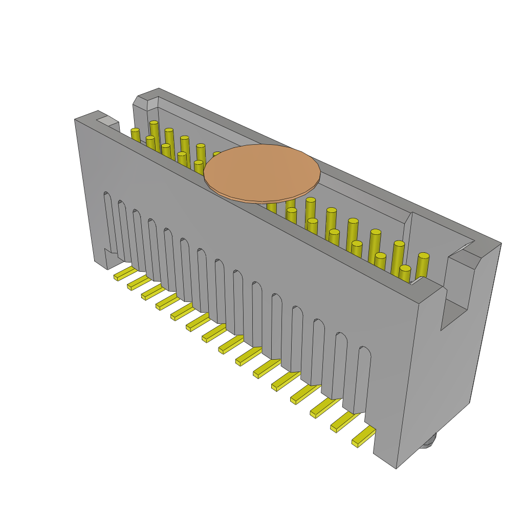 All Parts Connectors BTB Connectors TFC-115-22-F-D-A-K-TR by Samtec