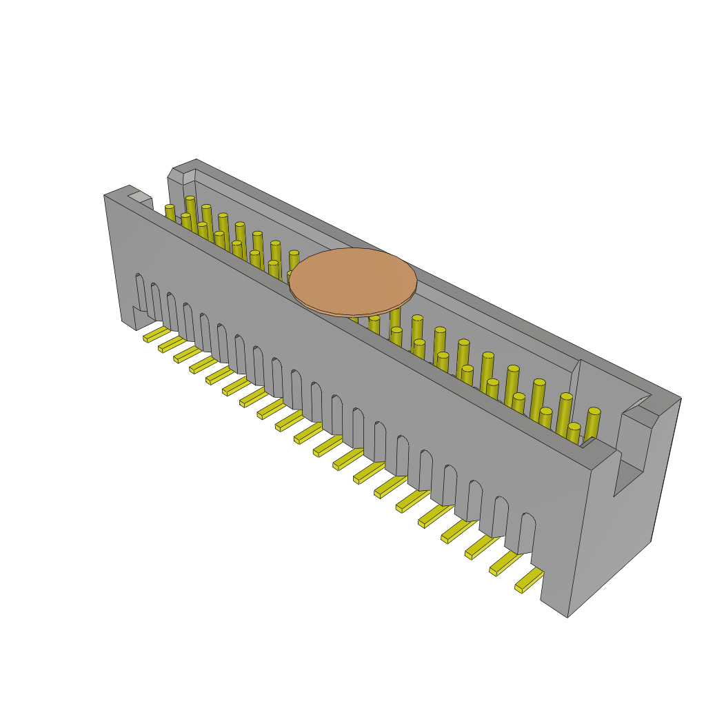 All Parts Connectors BTB Connectors TFC-120-12-F-D-K by Samtec