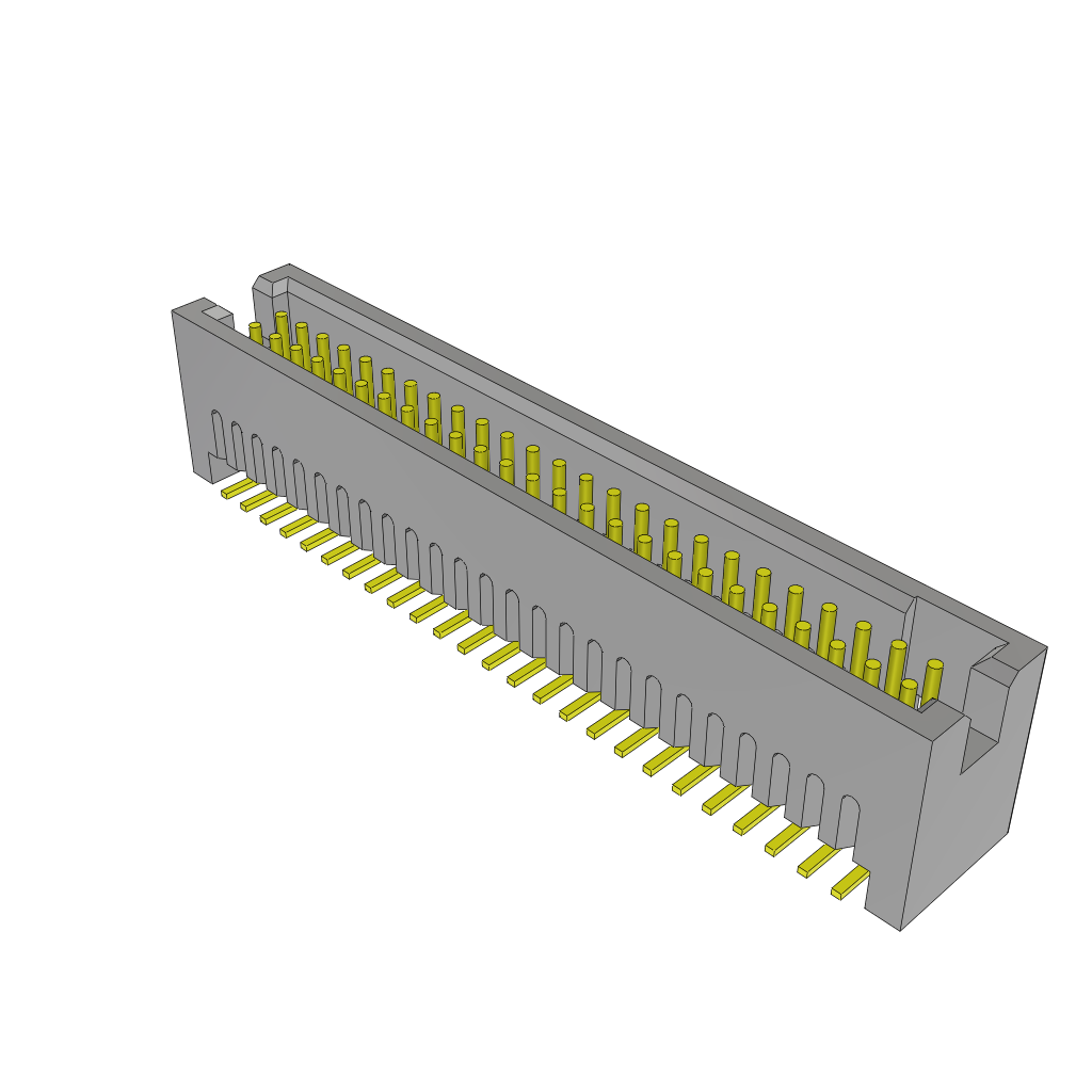 All Parts Connectors BTB Connectors TFC-125-12-F-D by Samtec
