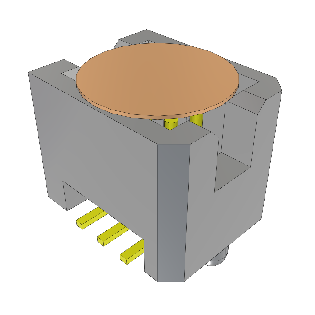 All Parts Connectors rugged connector TFM-103-02-L-D-A-K-TR by Samtec Inc.