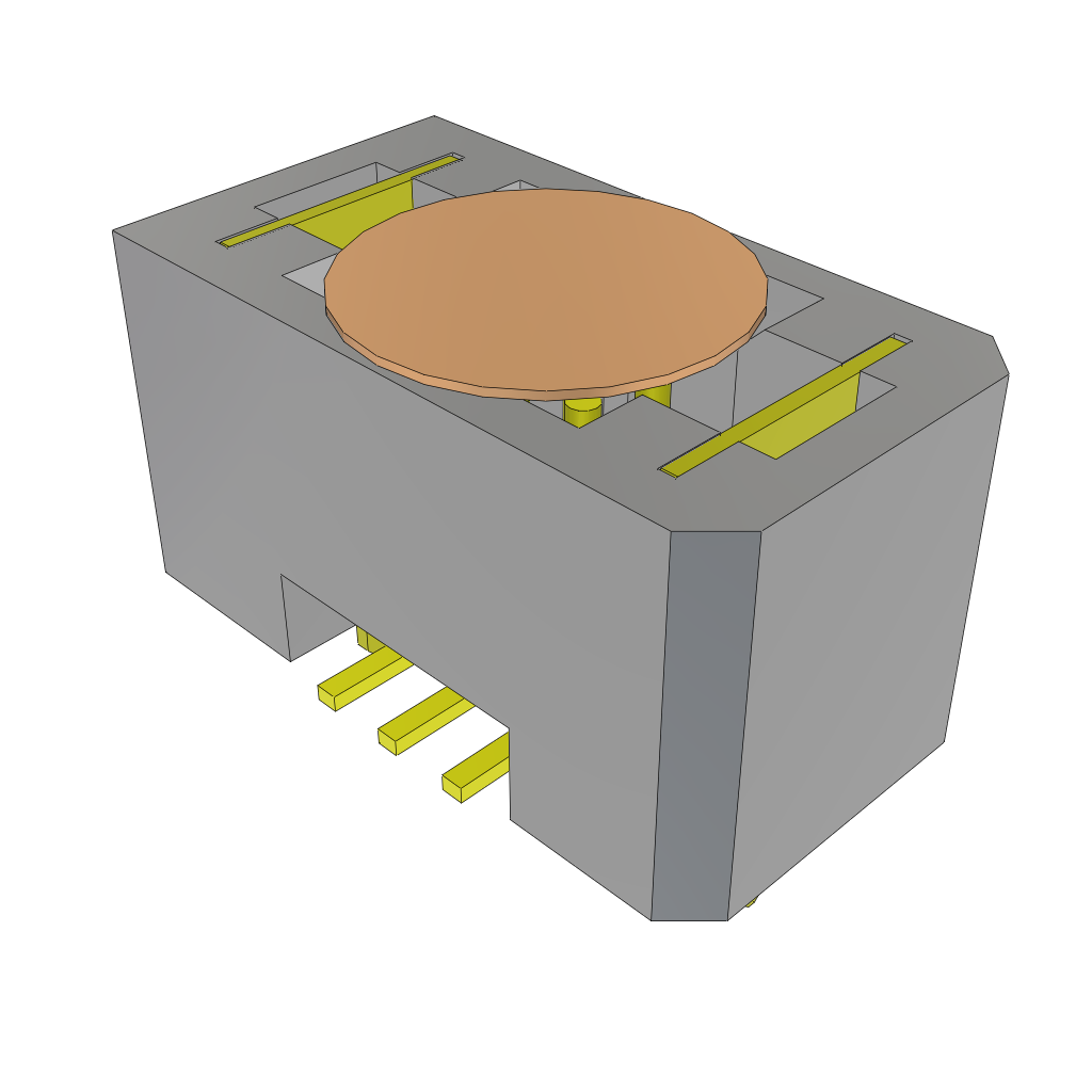 All Parts Connectors rugged connector TFM-103-02-L-D-WT-K-TR by Samtec