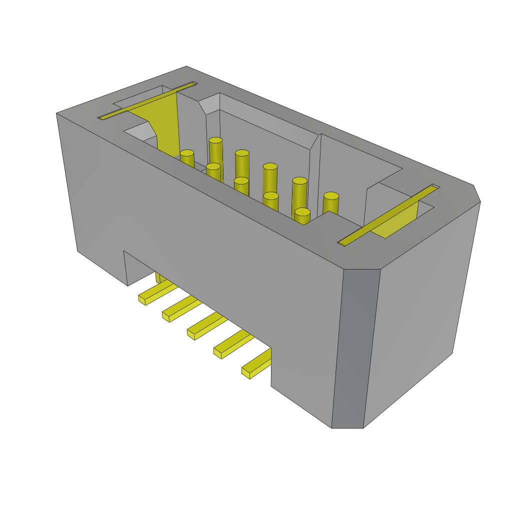 All Parts Connectors rugged connector TFM-105-02-STL-D-WT by Samtec