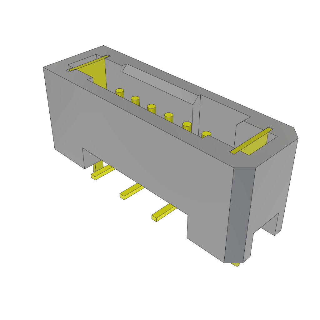 All Parts Connectors BTB Connectors TFM-106-02-F-S-WT by Samtec